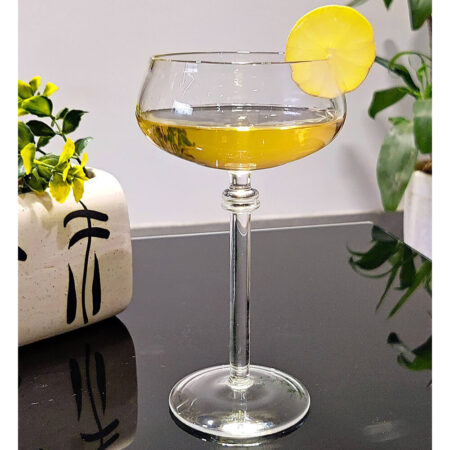 Double Ring Coupe Glass