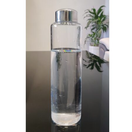 Glass Bottle with steel cap